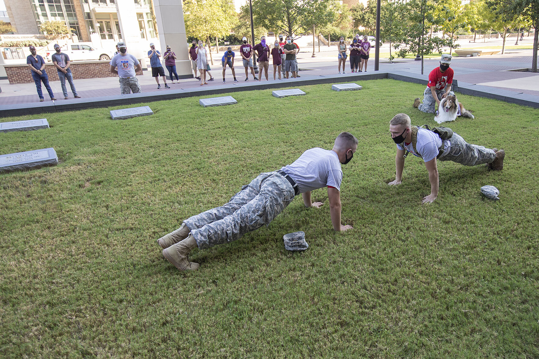Reveille IX handler ceremony